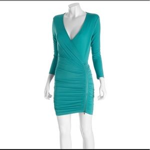 BCBG Max Azria Dalton Long Sleeved Cocktail Dress